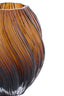 Light & Living Accessories Vase 18x21,5 cm ZENIA glass dark brown House of Isabella UK