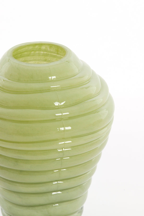 Light & Living Accessories Vase 18x25 cm FENLOR glass light green House of Isabella UK