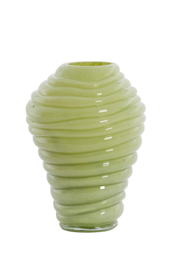 Light & Living Accessories Vase 18x25 cm FENLOR glass light green House of Isabella UK