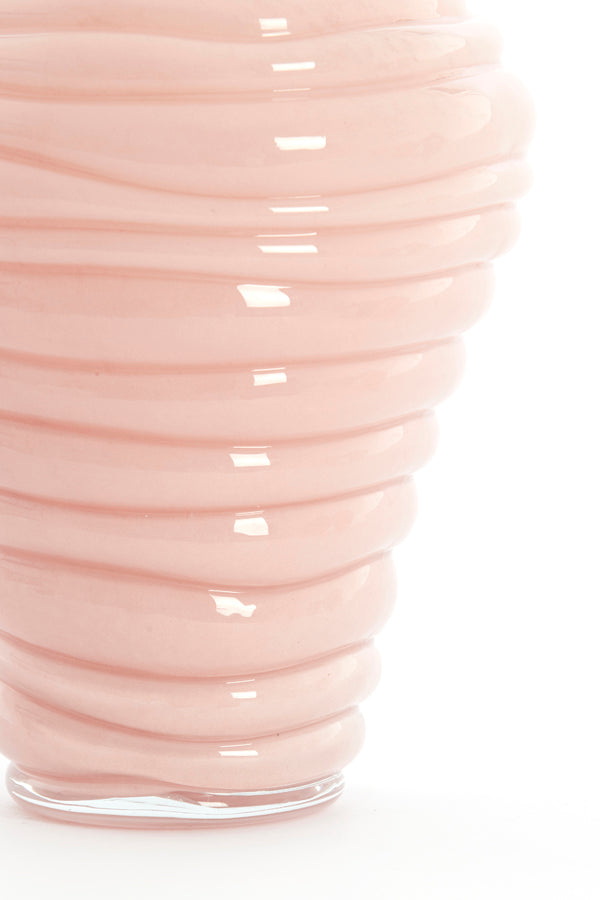 Light & Living Accessories Vase 18x25 cm FENLOR glass light pink House of Isabella UK