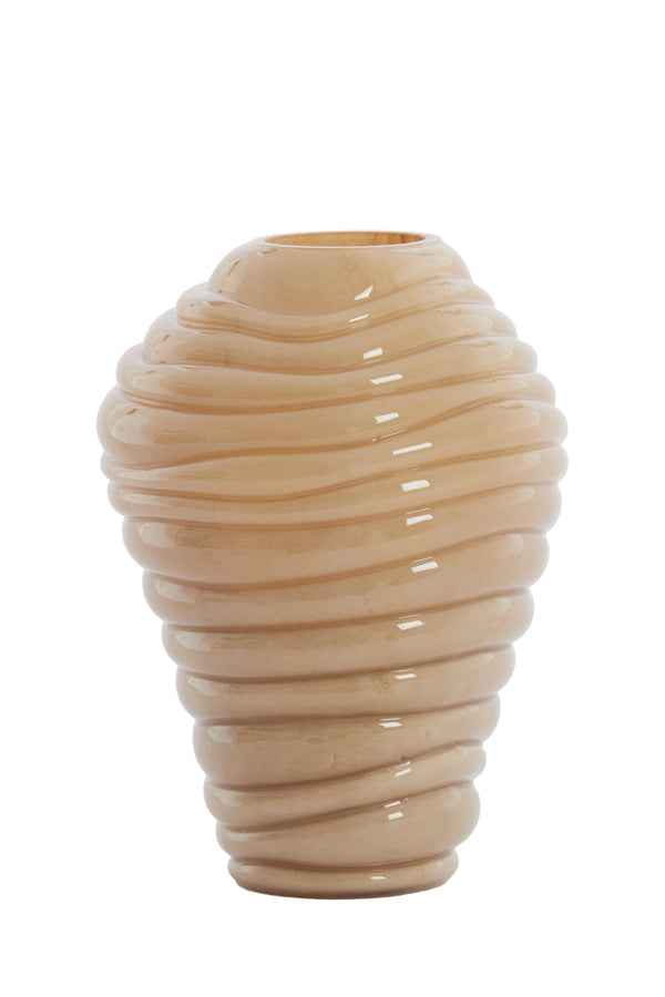 Light & Living Accessories Vase 18x25 cm FENLOR glass sand House of Isabella UK