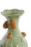 Light & Living Accessories Vase 18x27,5 cm BLISSA ceramics dark green+brown House of Isabella UK