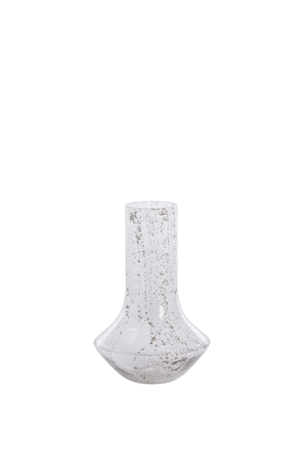 Light & Living Accessories Vase 18x27 cm LEANNA glass stone finish clear House of Isabella UK