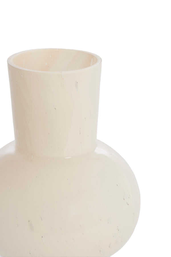 Light & Living Accessories Vase 18x28,5 cm HALLEY glass cream House of Isabella UK