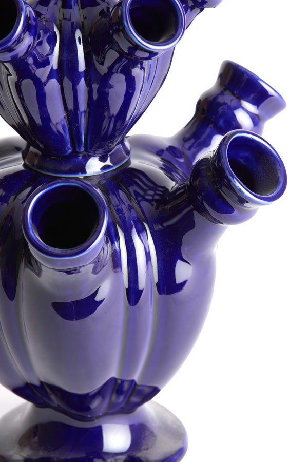 Light & Living Accessories Vase 19,5x27 cm BLAIR ceramics dark blue House of Isabella UK