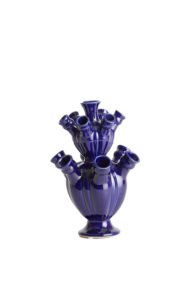 Light & Living Accessories Vase 19,5x27 cm BLAIR ceramics dark blue House of Isabella UK