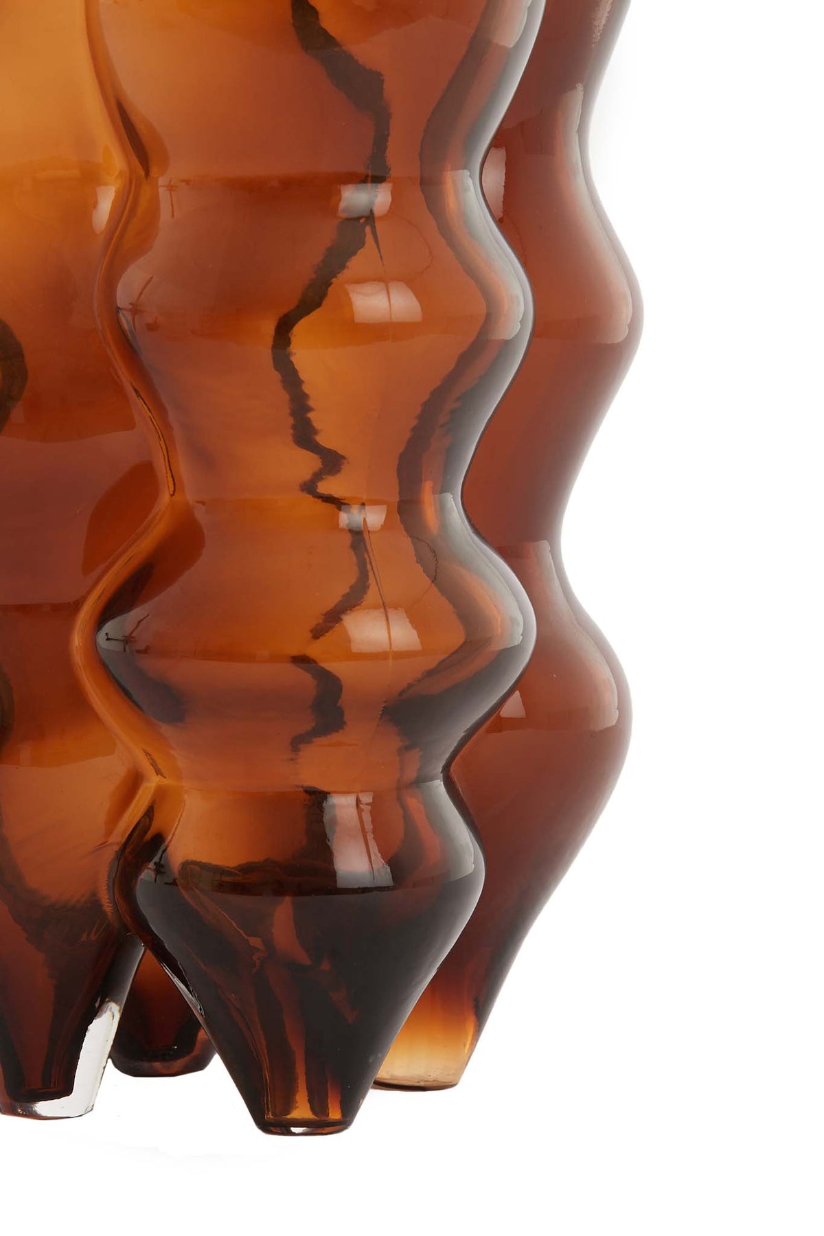 Light & Living Accessories Vase 19,5x34 cm CEREA glass amber House of Isabella UK