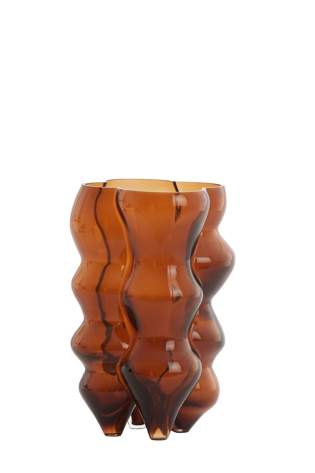Light & Living Accessories Vase 19,5x34 cm CEREA glass amber House of Isabella UK