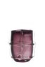 Light & Living Accessories Vase 19x14x22 cm ASHORO glass dark purple House of Isabella UK