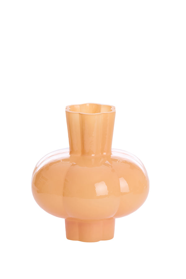 Light & Living Accessories Vase 19x20 cm KORTOSI glass peach House of Isabella UK
