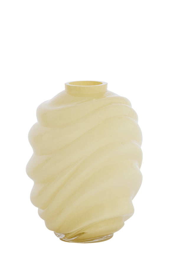 Light & Living Accessories Vase 19x26 cm BIOTU glass cream House of Isabella UK