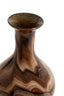 Light & Living Accessories Vase 19x40 cm JORVEN glass brown+cream+black House of Isabella UK