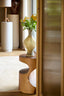 Light & Living Accessories Vase 19x40 cm JORVEN glass taupe+olive green House of Isabella UK