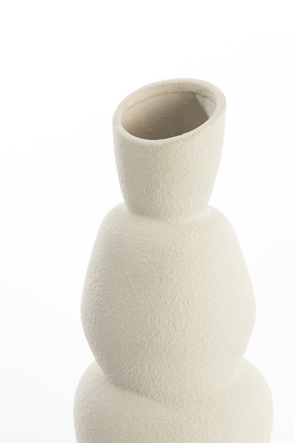 Light & Living Accessories Vase 19x46,5 cm ARAM ceramics cream House of Isabella UK