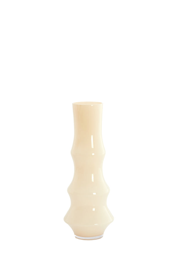 Light & Living Accessories Vase 19x50 cm FIORENZA glass cream House of Isabella UK