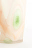 Light & Living Accessories Vase 20,5x37 cm BARCOS glass matt white+green+peach House of Isabella UK