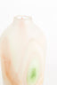 Light & Living Accessories Vase 20,5x37 cm BARCOS glass matt white+green+peach House of Isabella UK