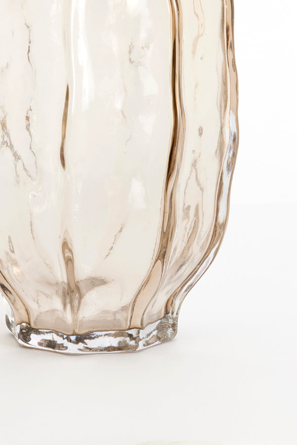 Light & Living Accessories Vase 20,5x38 cm TEJEDA glass clear light brown House of Isabella UK