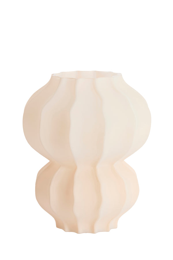 Light & Living Accessories Vase 20x23 cm MARANZA glass matt beige House of Isabella UK