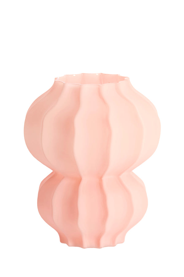 Light & Living Accessories Vase 20x23 cm MARANZA glass matt pink House of Isabella UK