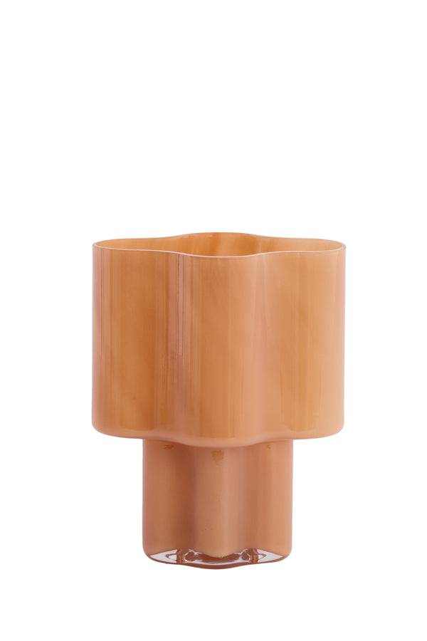 Light & Living Accessories Vase 20x25 cm MONELLS glass caramel House of Isabella UK