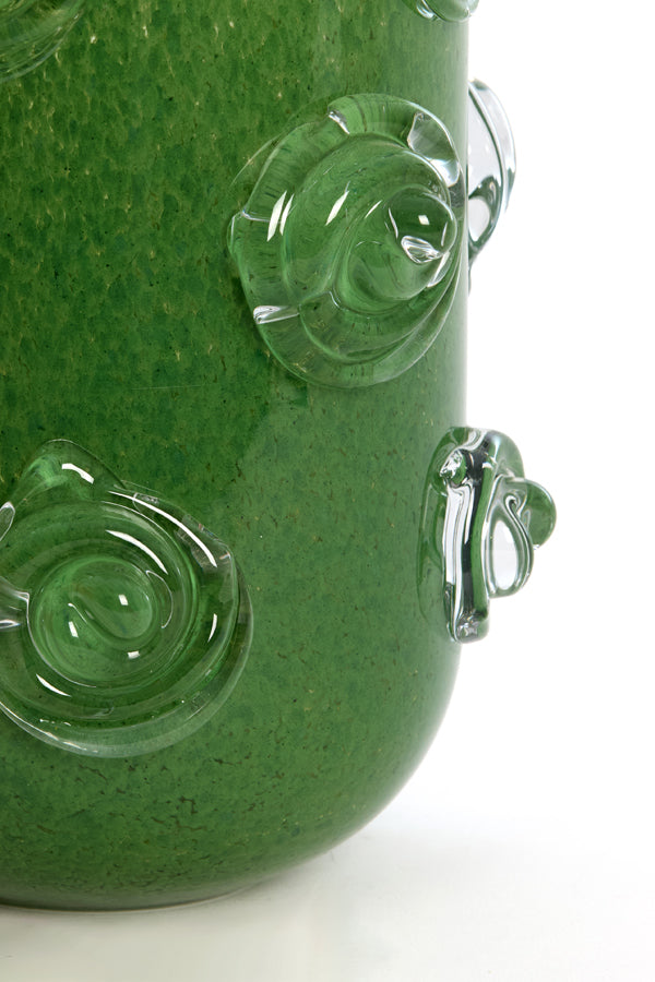 Light & Living Accessories Vase 20x30 cm BARENDA glass dark green House of Isabella UK