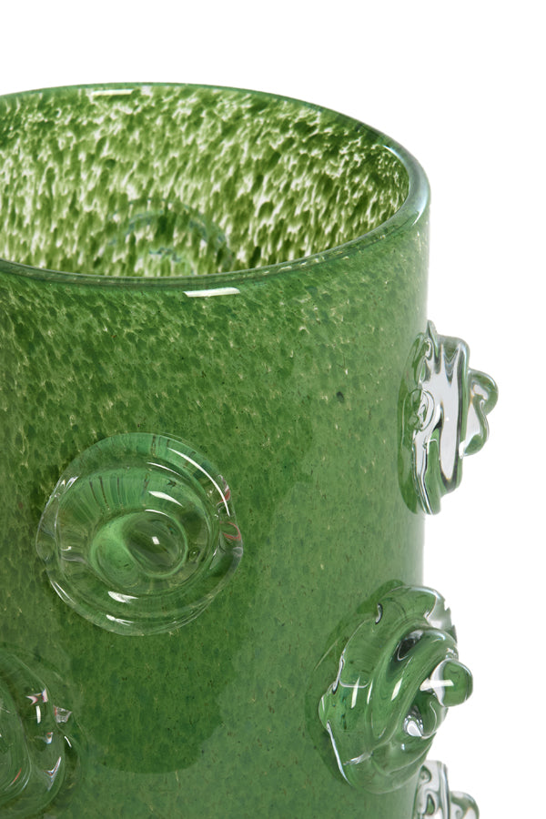 Light & Living Accessories Vase 20x30 cm BARENDA glass dark green House of Isabella UK