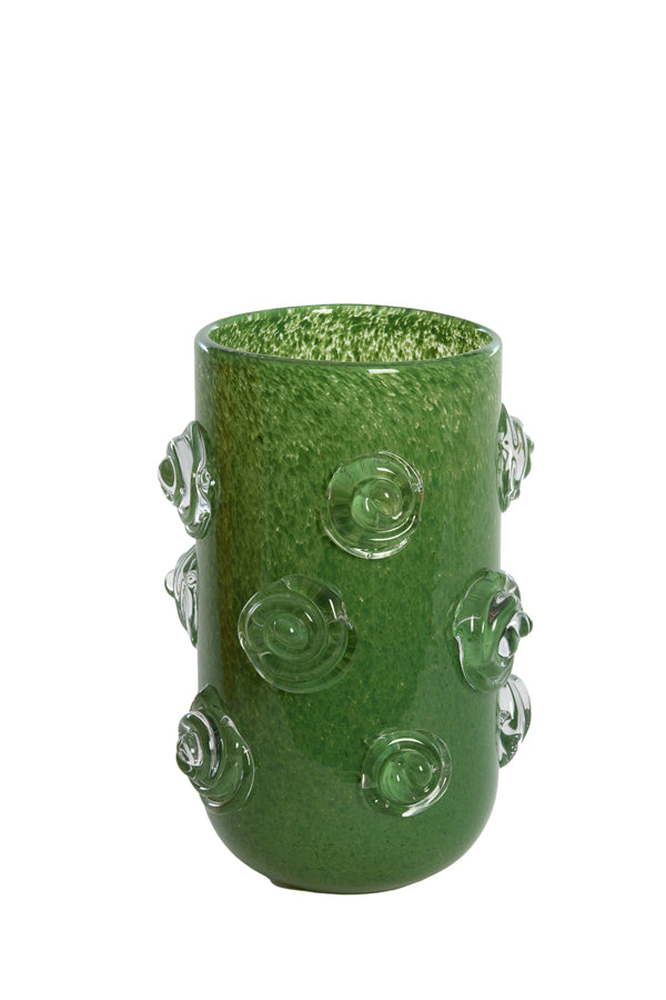 Light & Living Accessories Vase 20x30 cm BARENDA glass dark green House of Isabella UK