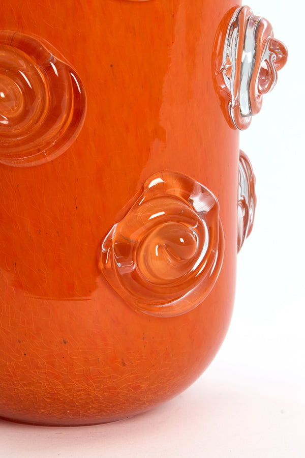 Light & Living Accessories Vase 20x30 cm BARENDA glass orange House of Isabella UK