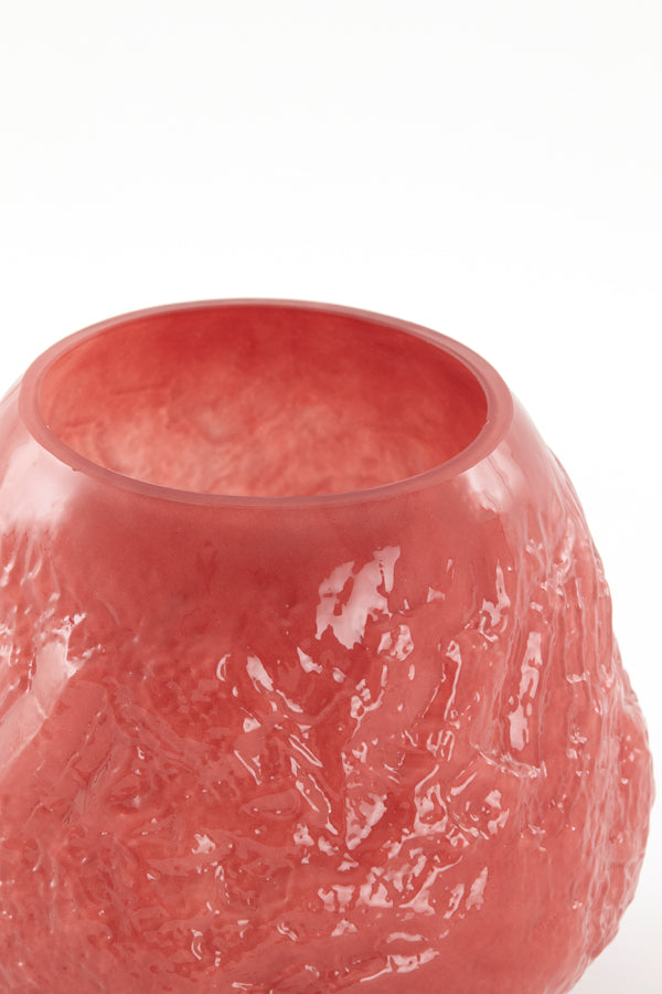 Light & Living Accessories Vase 21,5x20 cm TOLMIN glass coral House of Isabella UK