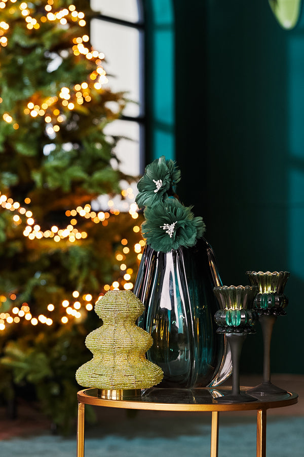 Light & Living Accessories Vase 21x30 cm MURELA glass turquoise House of Isabella UK