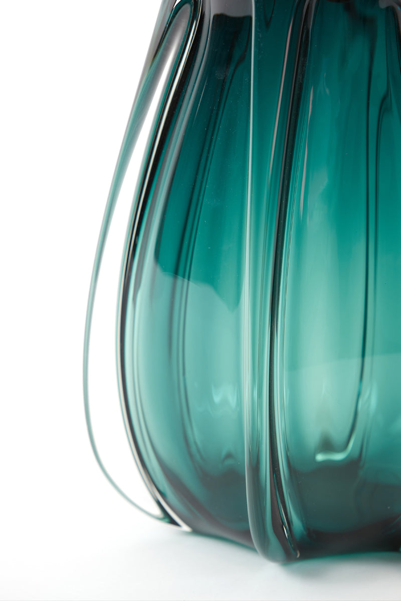Light & Living Accessories Vase 21x30 cm MURELA glass turquoise House of Isabella UK