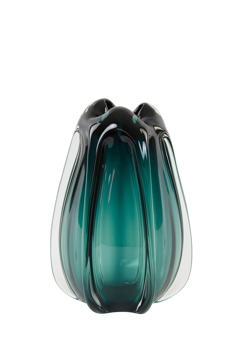 Light & Living Accessories Vase 21x30 cm MURELA glass turquoise House of Isabella UK