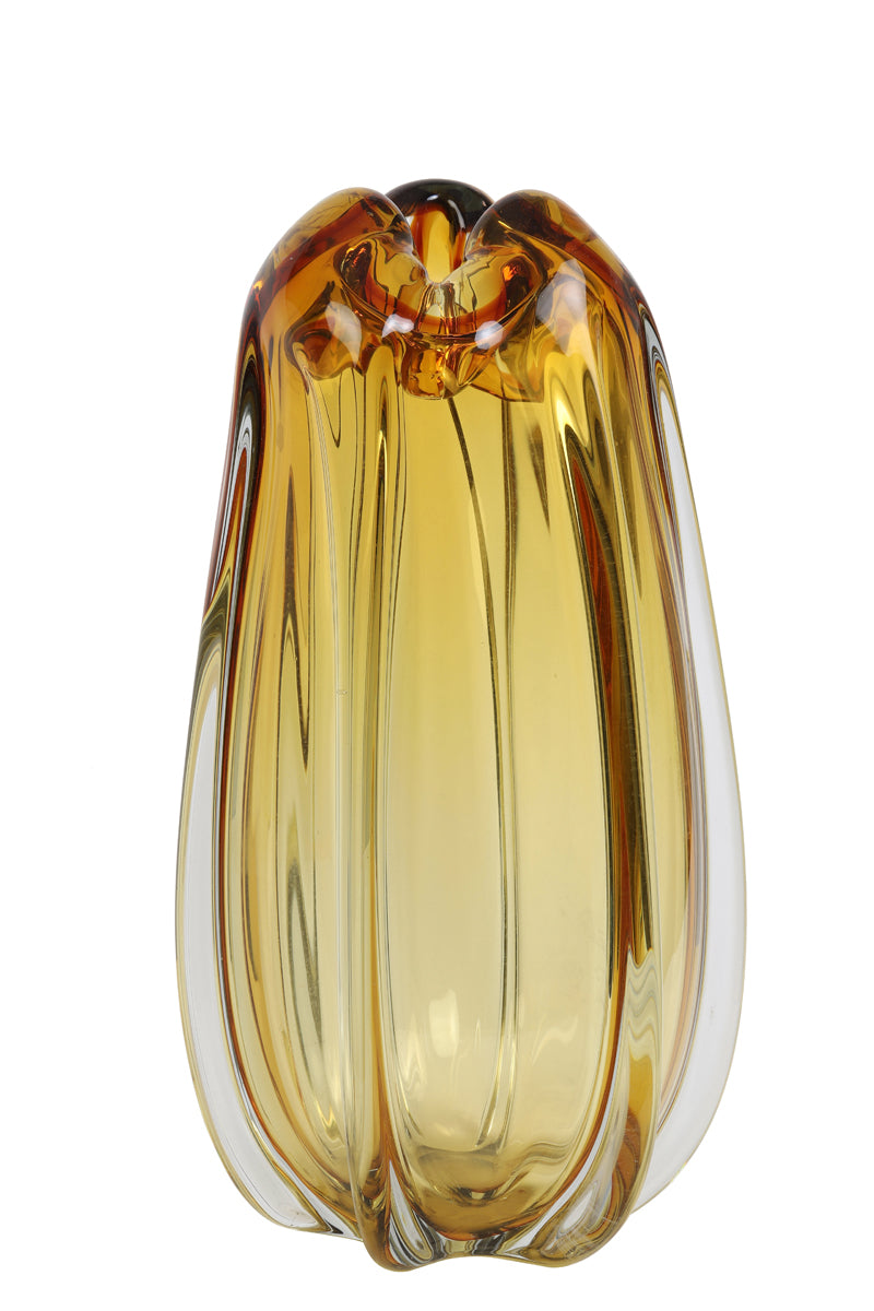 Light & Living Accessories Vase 21x38 cm MURELA glass amber House of Isabella UK