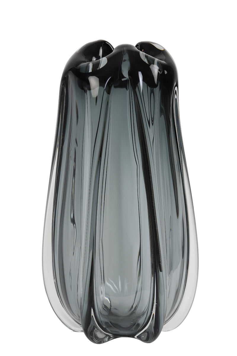 Light & Living Accessories Vase 21x38 cm MURELA glass grey House of Isabella UK