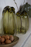 Light & Living Accessories Vase 21x38 cm MURELA glass olive green House of Isabella UK