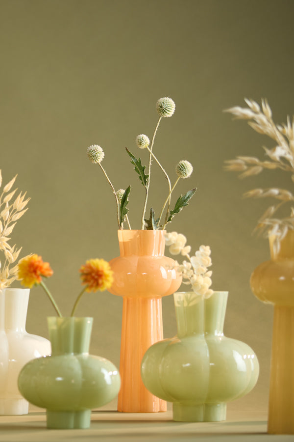 Light & Living Accessories Vase 22,5x24 cm KORTOSI glass mint green House of Isabella UK