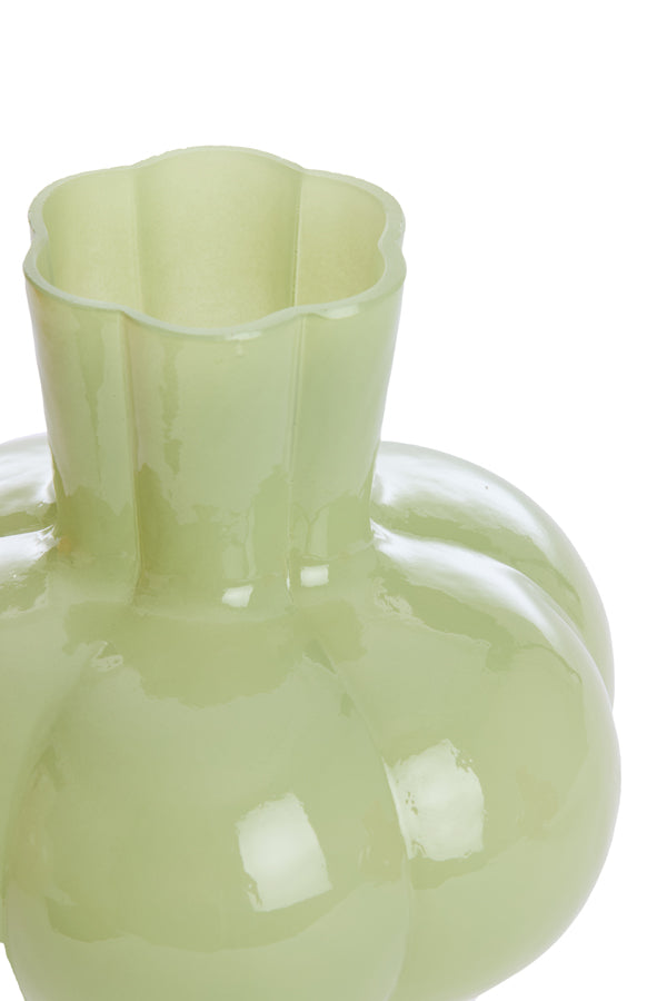 Light & Living Accessories Vase 22,5x24 cm KORTOSI glass mint green House of Isabella UK