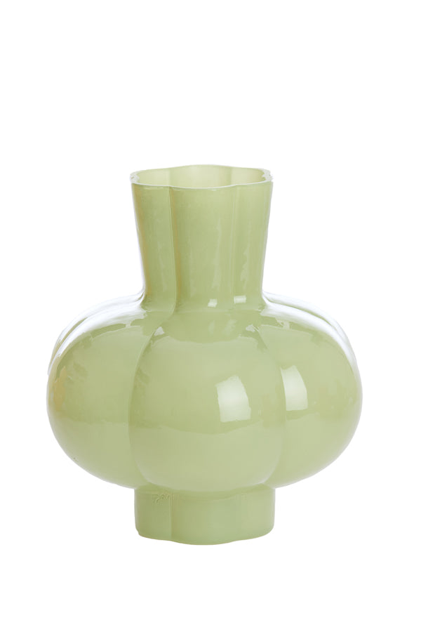 Light & Living Accessories Vase 22,5x24 cm KORTOSI glass mint green House of Isabella UK