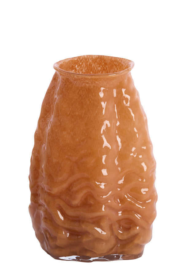 Light & Living Accessories Vase 22x16x25 cm AURELIA glass caramel House of Isabella UK