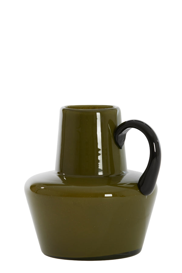 Light & Living Accessories Vase 22x22 cm VENETA glass milky light green House of Isabella UK