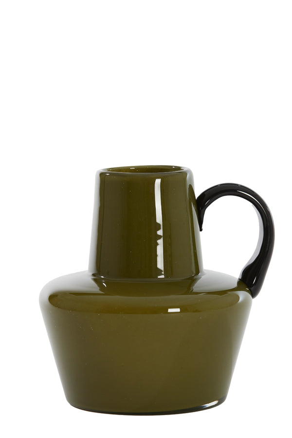 Light & Living Accessories Vase 22x22 cm VENETA glass milky light green House of Isabella UK