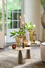 Light & Living Accessories Vase 22x27 cm KAZUNO glass clear brown-grey+cream House of Isabella UK