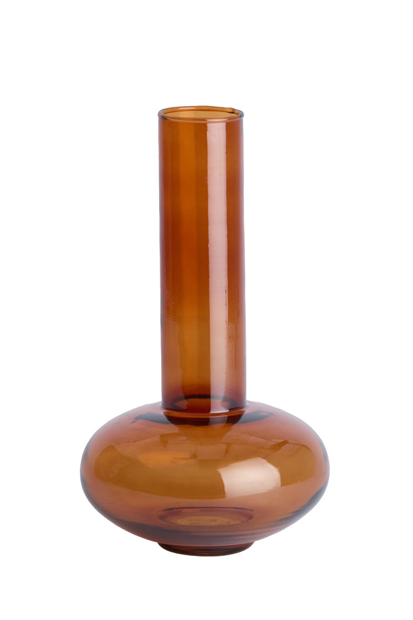 Light & Living Accessories Vase 22x38 cm CORENNE glass brown House of Isabella UK