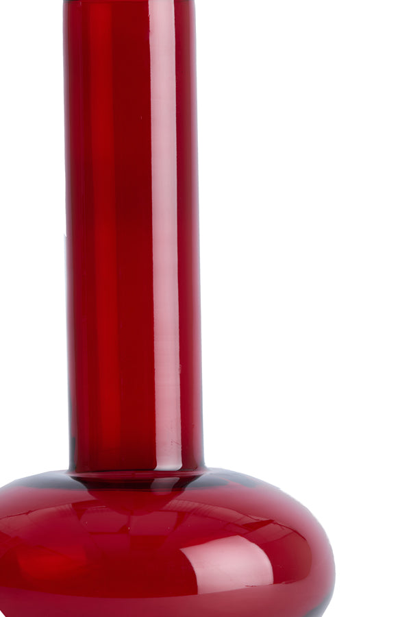 Light & Living Accessories Vase 22x38 cm CORENNE glass burgundy House of Isabella UK