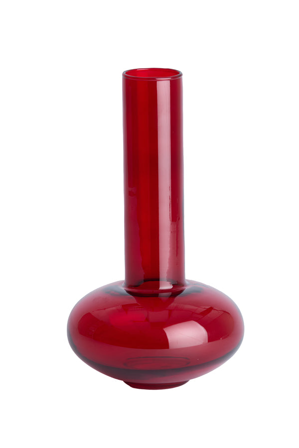 Light & Living Accessories Vase 22x38 cm CORENNE glass burgundy House of Isabella UK