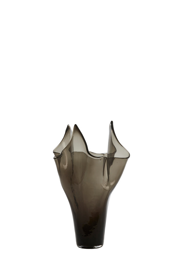 Light & Living Accessories Vase 22x40 cm AIORA glass dark grey House of Isabella UK