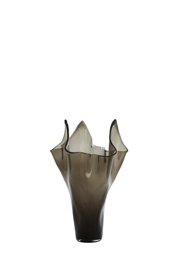 Light & Living Accessories Vase 22x40 cm AIORA glass dark grey House of Isabella UK