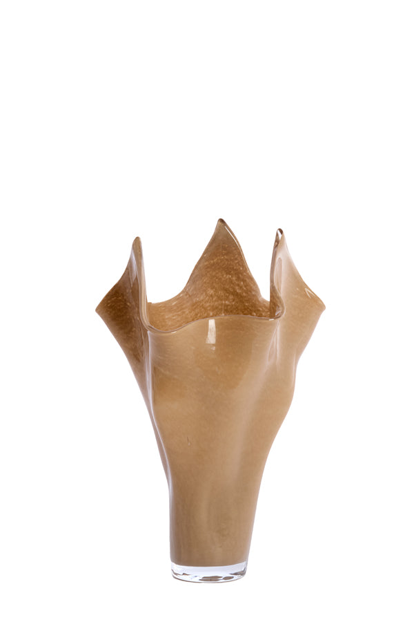 Light & Living Accessories Vase 22x40 cm AIORA glass milky beige House of Isabella UK