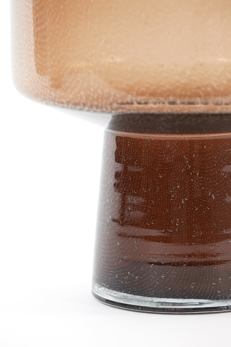 Light & Living Accessories Vase 23,5x29,5 cm TRASMON glass brown House of Isabella UK